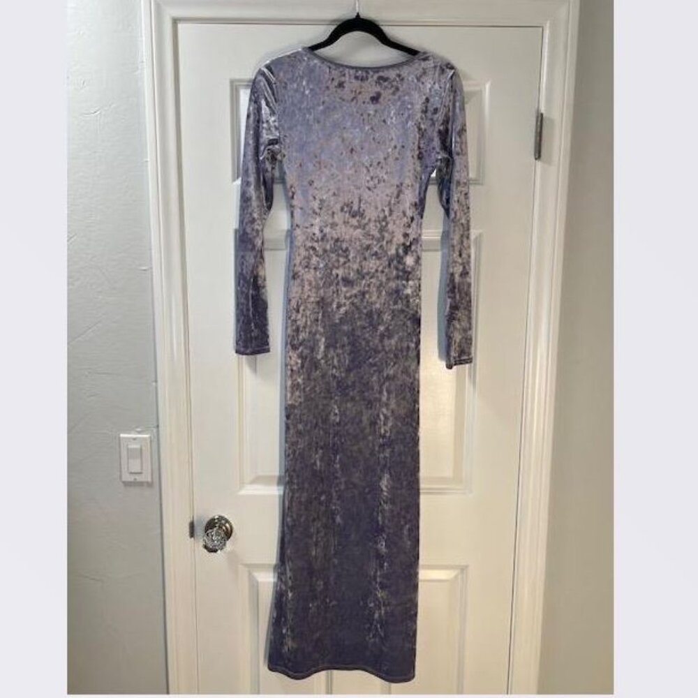 Delfi Collective Slim Square-Neck Dress in Lilac x Anthropologie –Size Med - NWT - Picture 7 of 8